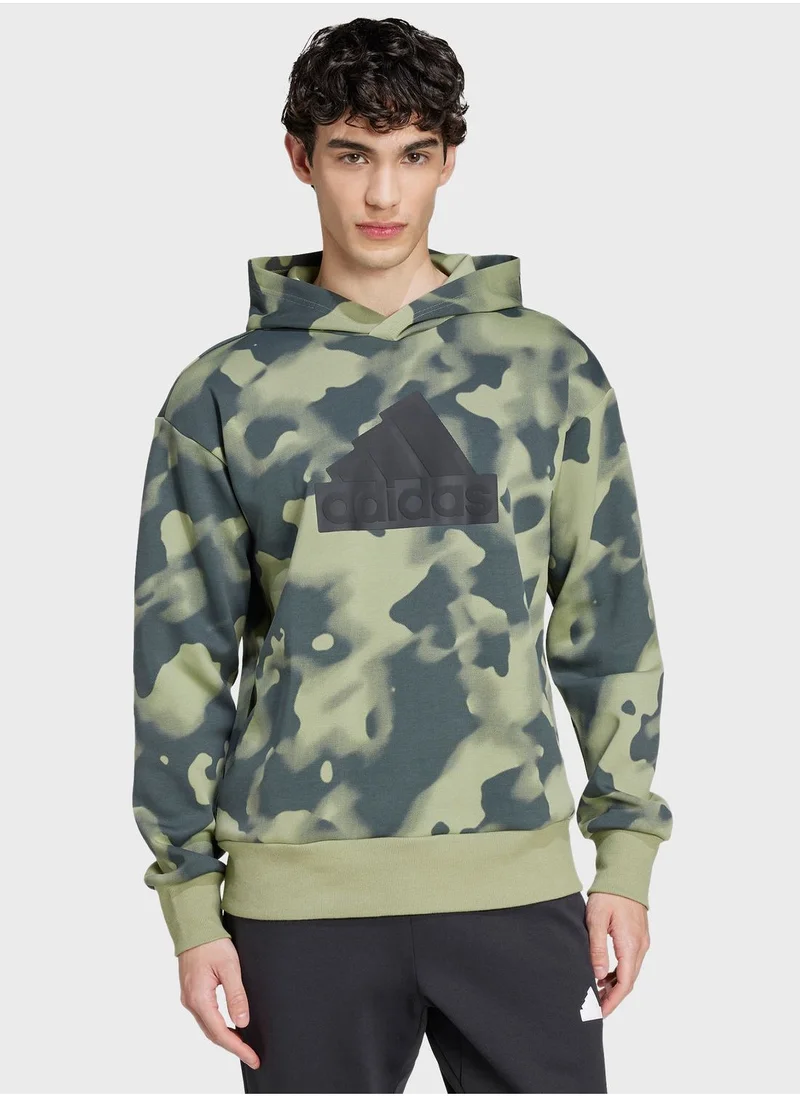 Adidas Future Icon Bos Aop Hoodie