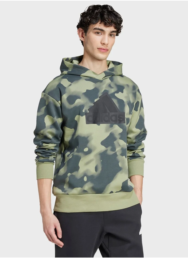 Adidas Future Icon Bos Aop Hoodie