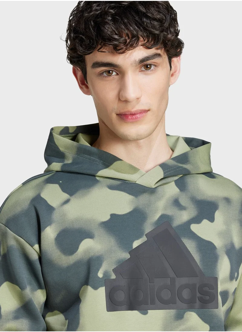 Adidas Future Icon Bos Aop Hoodie