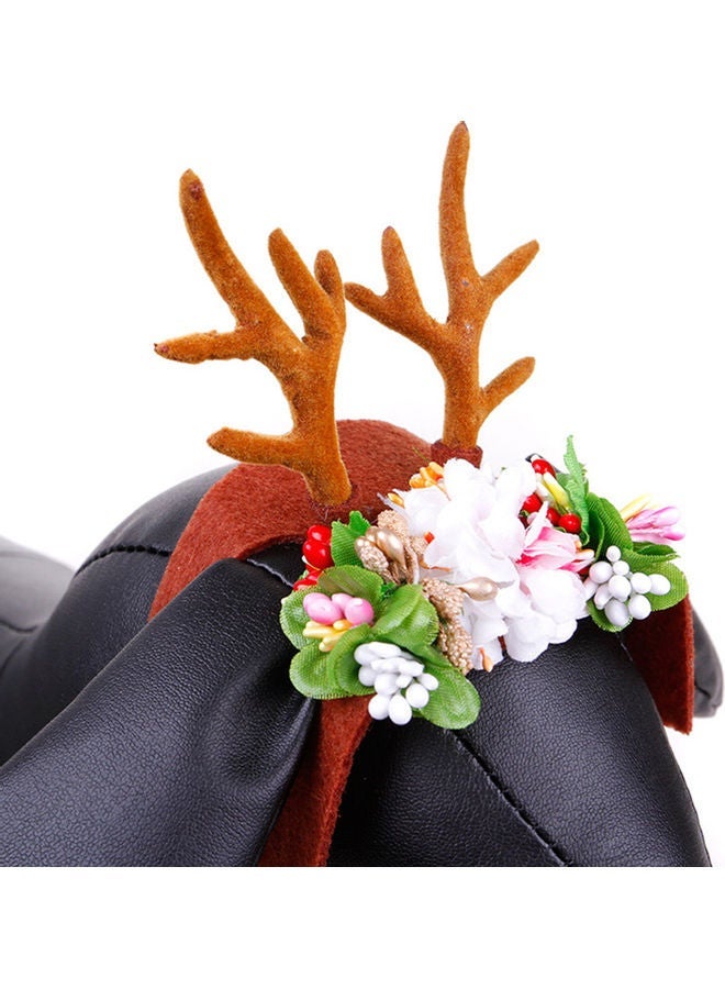 Loquat Pet Headdress Antlers Decorative Hat Multicolour 22x7x10cm - Image 4