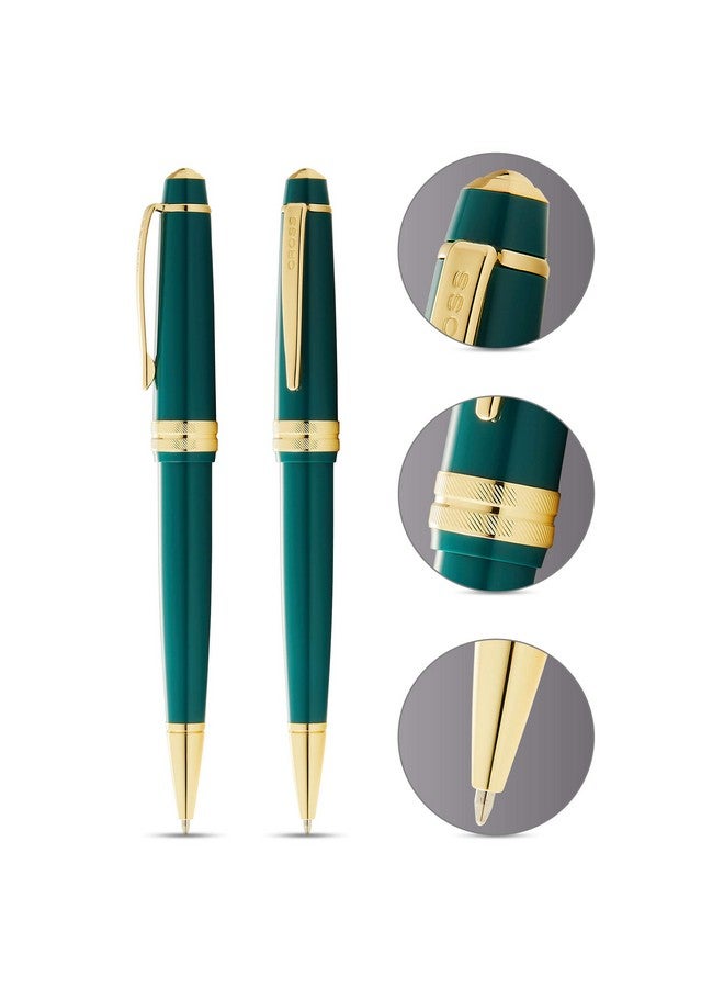Cross Bailey Light Polished Green Resin and GT Ballpoint Pen AT0742-12 - Image 2