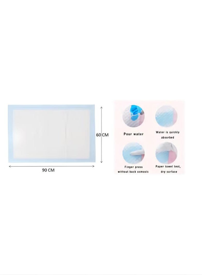 Generic Baby care 25 pieces of disposable urine pads, prenatal and postpartum universal, ventilated, waterproof and leak-proof, fast and dry hospital-grade nursing pads 60 x 90 cm  - Image 5