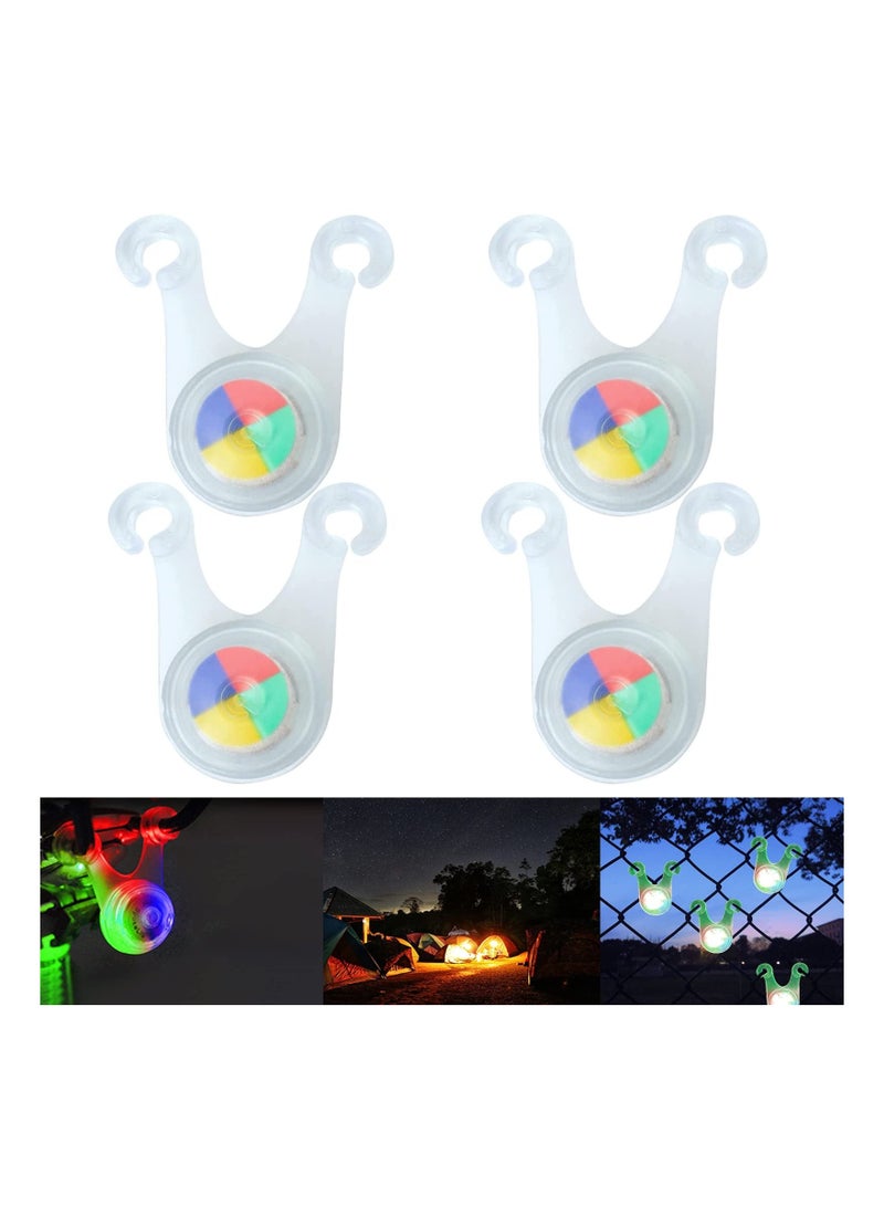 Y&D SYOSI Bike Silicone LED Tail Light, Cycling Balls Light Seat Back Egg Lamp Night Essential Waterproof Creative Warning for Bike, Car, Campsite(4 Psc)  - Image 1