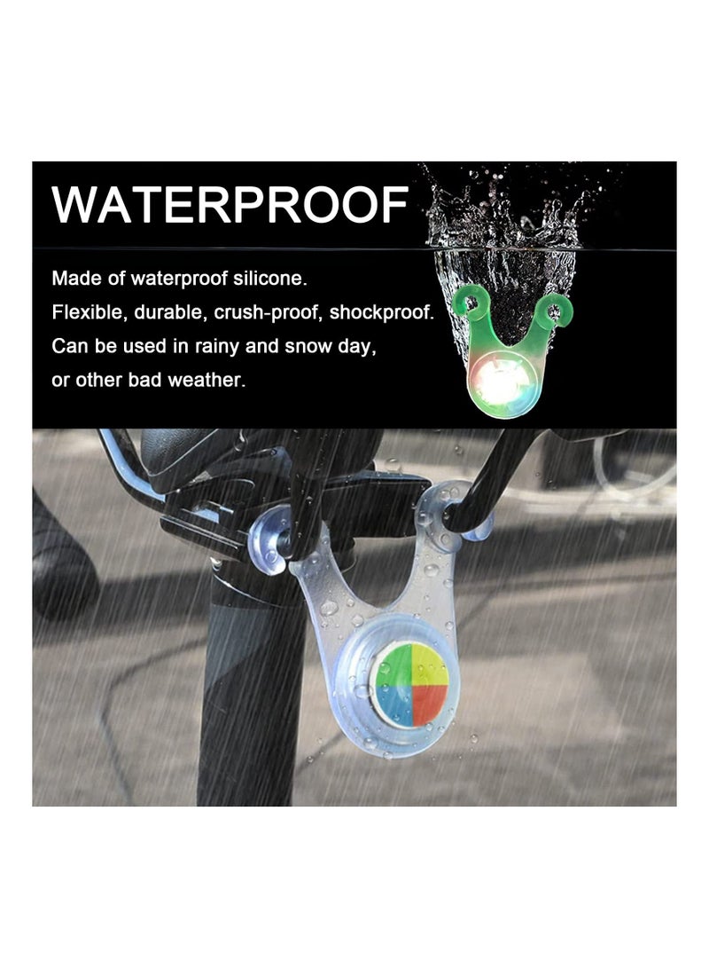 Y&D SYOSI Bike Silicone LED Tail Light, Cycling Balls Light Seat Back Egg Lamp Night Essential Waterproof Creative Warning for Bike, Car, Campsite(4 Psc)  - Image 5