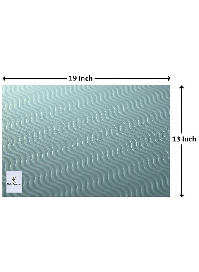 Kuber Industries PVC 6 Piece Refrigerator Rectangular Drawer Mat Set (White, Polyvinyl Chloride) - Image 3