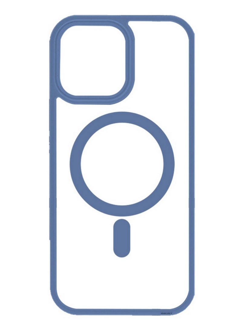 CATANES Magnetic Slim Protective Case for iPhone 15 Pro - with Wireless Charging Support - Light Blue - Image 2