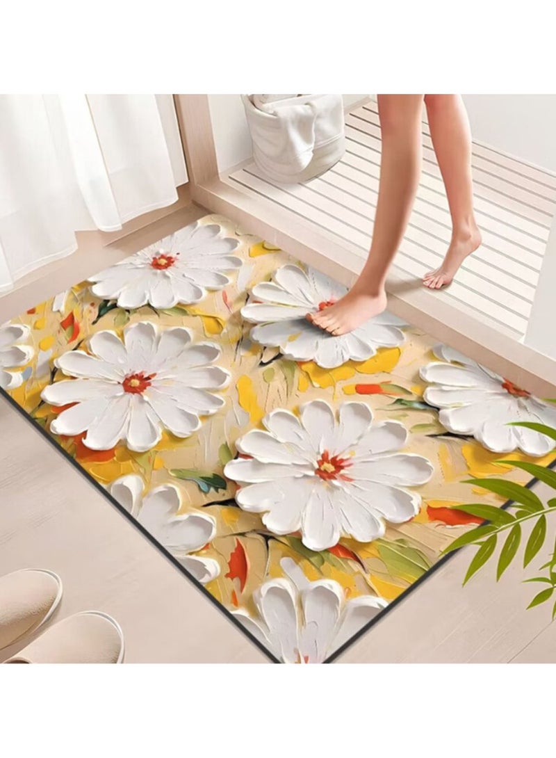 Jingke Quick-drying Absorbent Floor Mats Bathroom Anti-slip Mats Toilet Absorbent Foot Mats Entry-level Mats 40*60cm  05 - Image 2
