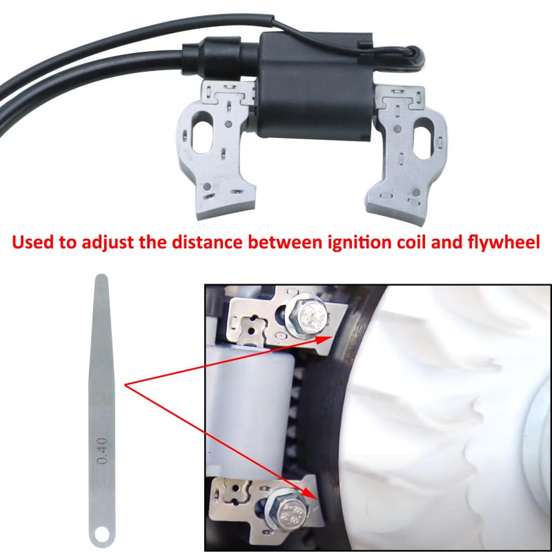 WOTIAN Ignition Coil Compatible with Champion 5000W 6000W 7500W 8000W Firman Generators Ignition Coil Assembly Fit for Predator 420cc 389cc Engine Parts #46.123000.03 - Image 4