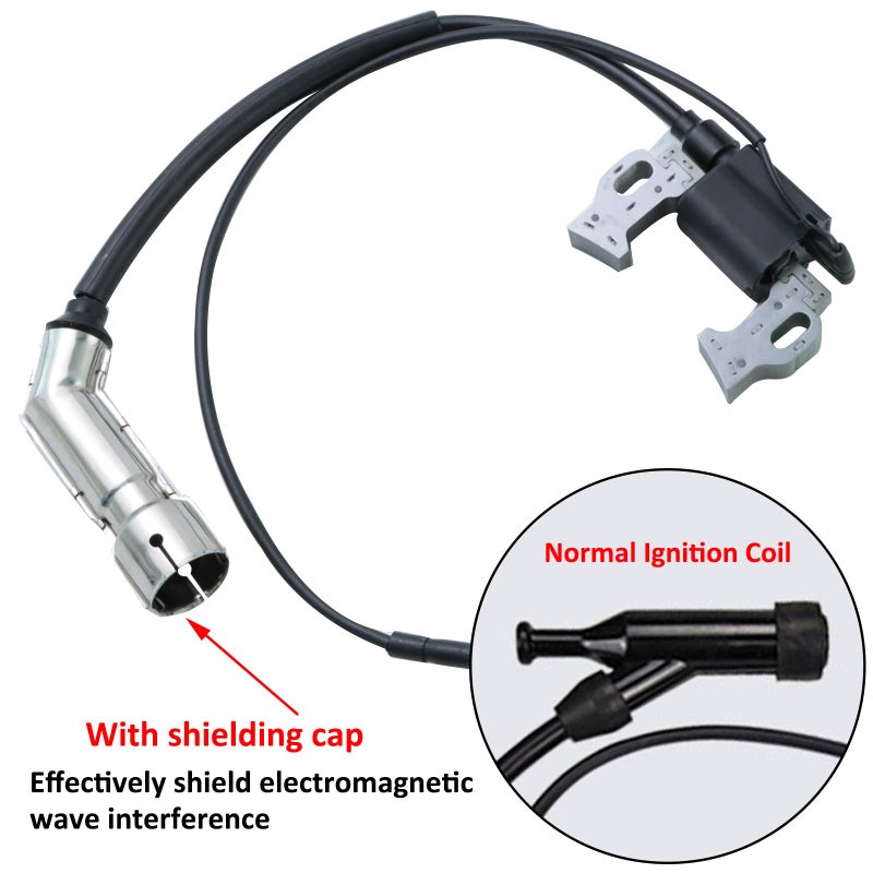 WOTIAN Ignition Coil Compatible with Champion 5000W 6000W 7500W 8000W Firman Generators Ignition Coil Assembly Fit for Predator 420cc 389cc Engine Parts #46.123000.03 - Image 3