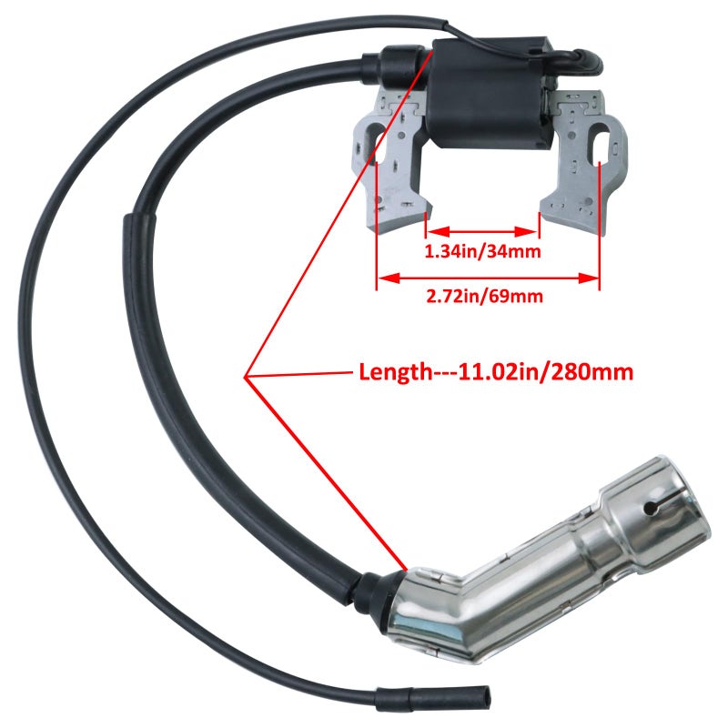 WOTIAN Ignition Coil Compatible with Champion 5000W 6000W 7500W 8000W Firman Generators Ignition Coil Assembly Fit for Predator 420cc 389cc Engine Parts #46.123000.03 - Image 2