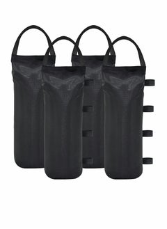 Excefore 112 LBS Extra Large Pop up Canopy Weights Sand Bags for Ez Pop up Canopy Tent Outdoor Instant Canopies, 4-Pack,Black (Without Sand) Dark Black  - Image 1