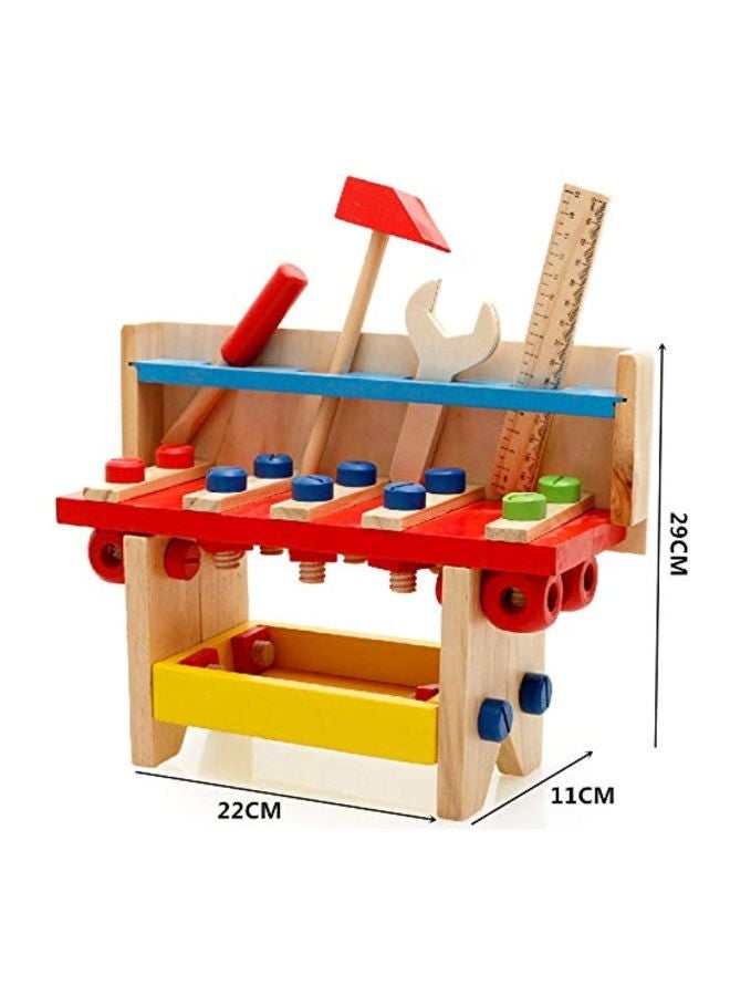 Wooden Puzzle Tool Table - Image 2