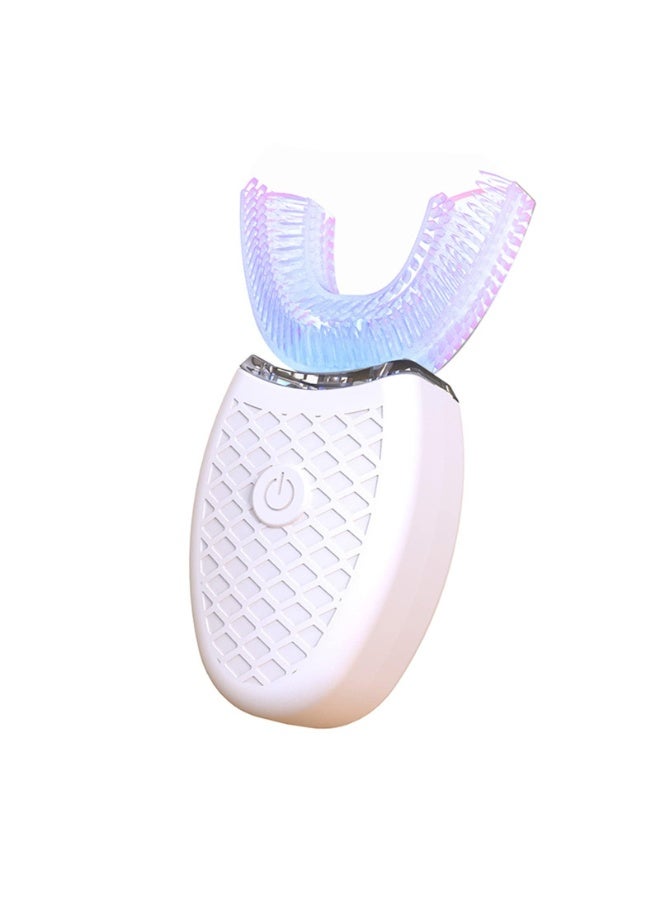 FDTY فرشاة أسنان كهربائية على شكل حرف U، تنظيف تلقائي، تبييض الأسنان بالضوء البارد، أداة للعناية بالفم للسفر والمنزل - Image 1