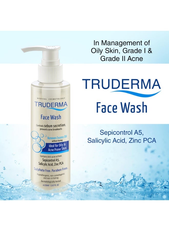 ترو ديرما غسول الوجه Regaliz Truderma بتركيز 1% من حمض الساليسيليك - تركيبة منظفة لبشرة ناعمة ومشرقة | 150 مل - Image 4