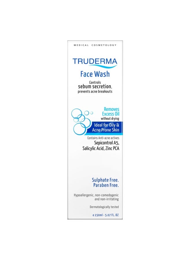 ترو ديرما غسول الوجه Regaliz Truderma بتركيز 1% من حمض الساليسيليك - تركيبة منظفة لبشرة ناعمة ومشرقة | 150 مل - Image 2