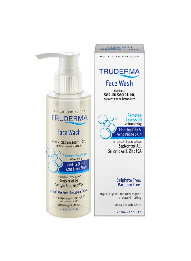 ترو ديرما غسول الوجه Regaliz Truderma بتركيز 1% من حمض الساليسيليك - تركيبة منظفة لبشرة ناعمة ومشرقة | 150 مل - Image 1