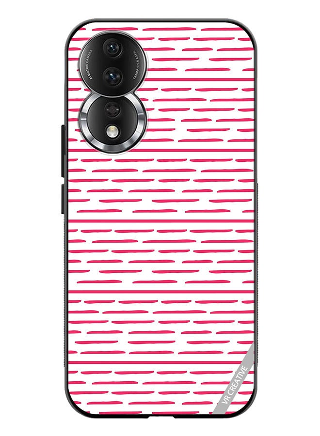 VR CREATIVE Protective Case Cover For Honor 80 Strips Design Multicolour - Image 1