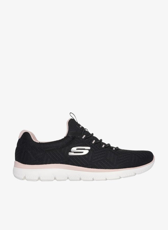 SKECHERS Women's Textured Slip-On Sports Shoes - SUMMITS - Image 1