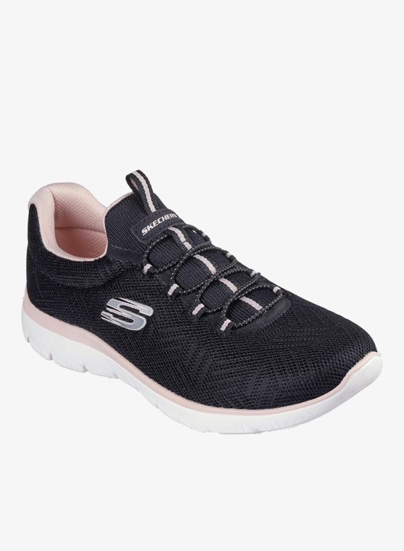 SKECHERS Women's Textured Slip-On Sports Shoes - SUMMITS - Image 2