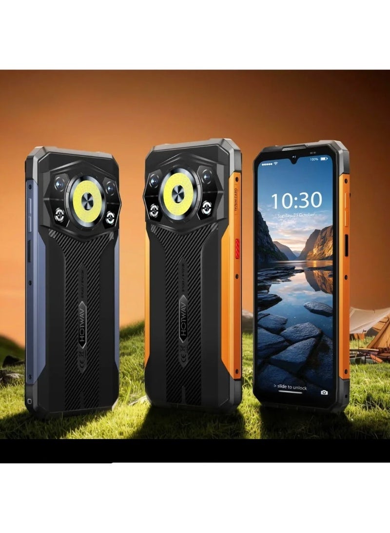 HOTWAV Cyber 17 Rugged Phone,6GB physical RAM (with up to 10GB of virtual RAM expansion) 128GB of internal ROM storage - Image 4