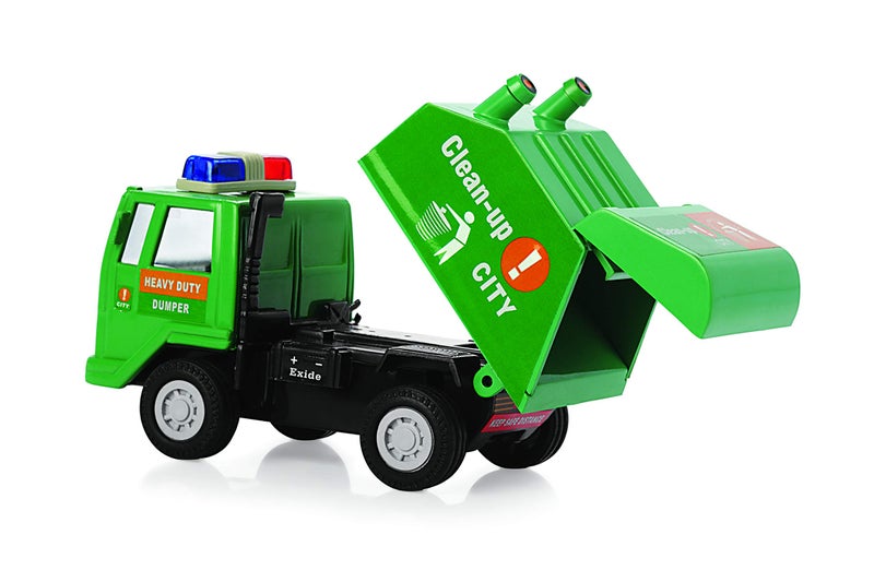 Shinsei Plastic Clean-up Toy Truck, Pack Of 1, Green - Image 2