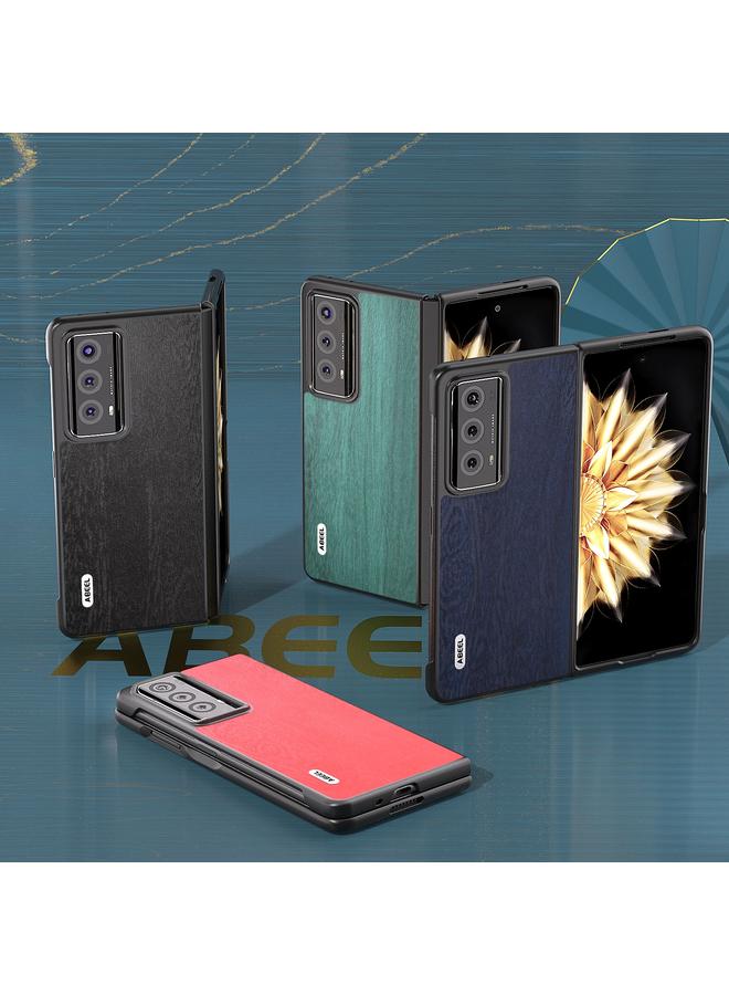 اس-توب جراب هاتف Honor Magic V2 ABEEL مصنوع من مادة البولي يوريثان وملمس خشبي - Image 5