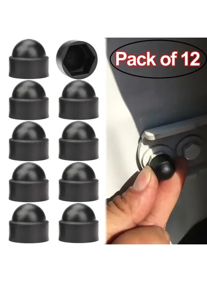 Plastic Screw Protection Caps for Bolts 12mm M12 - Image 1