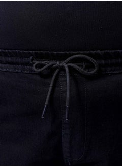 HARDSODA Men Plus Size Slim Fit Solid Mid-Rise Stretchable Denim Joggers  - Image 5