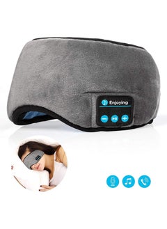 Generic Sleeping Headphones Eye Mask for Sleeping, Sleeping Headphones Bluetooth Eye Mask Hands-free Music for Sleep Earbuds Built-in Microphone Multi Color  - Image 1