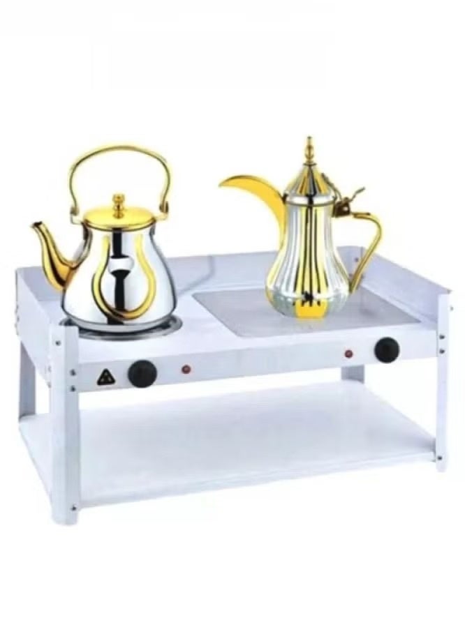 ال سي سخان كهربائي للقهوة والشاي DLC-5533 أبيض - Image 2