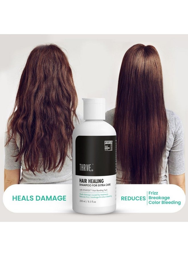 THRIVECO Hair Healing Shampoo, Heals Damaged Caused By Treatment, Reduces Frizz & Breakages, With Hyaplex Hair Bonding Tech. For Both Men & Women - 250 Ml - Image 5