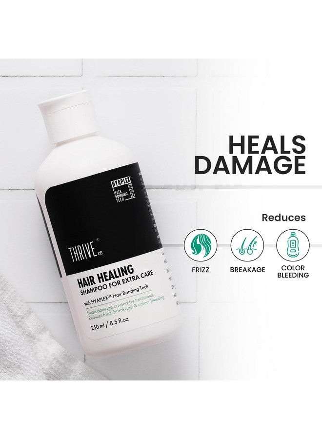 THRIVECO Hair Healing Shampoo, Heals Damaged Caused By Treatment, Reduces Frizz & Breakages, With Hyaplex Hair Bonding Tech. For Both Men & Women - 250 Ml - Image 2