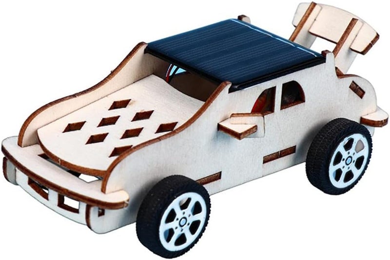 klarako Wooden Solar Car Model Kits Learning Educational Circuit Engineering Project DIY Stem Science Toys for 8 Years Children Boys Girls Age 8 12 - Image 3