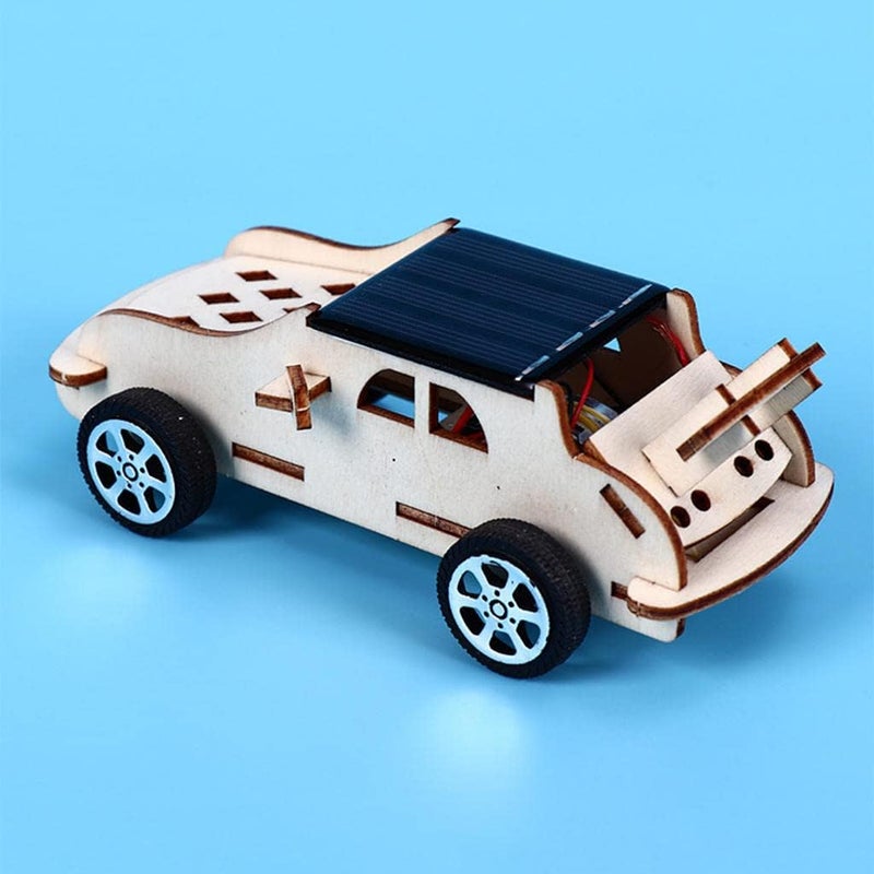 klarako Wooden Solar Car Model Kits Learning Educational Circuit Engineering Project DIY Stem Science Toys for 8 Years Children Boys Girls Age 8 12 - Image 2