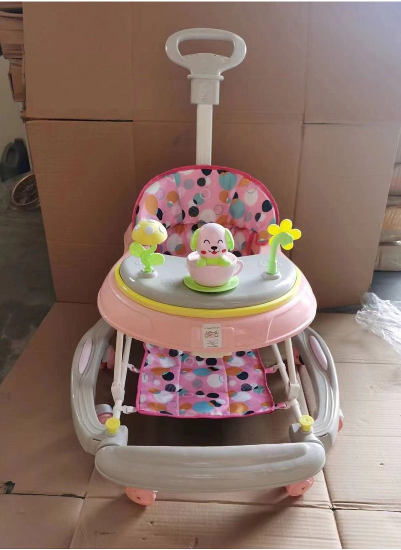 Generic - Multi-Use Baby Walker Two in One a Stick and a Rocker, and it is also Foldable and Contains Hanging Toys - Image 1