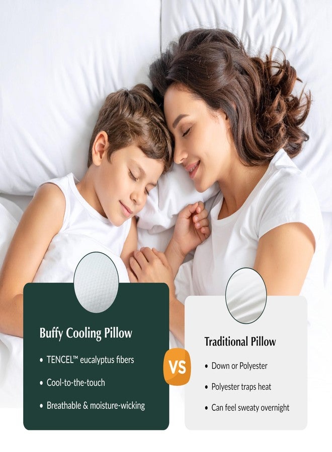 Buffy Cloud Cooling Pillow, 2nd Gen Adjustable Foam Pillow, Ice Cold All Night, CertiPUR-US® Certified, Washable Cover, Standard & King Sizes (Standard) - Image 3
