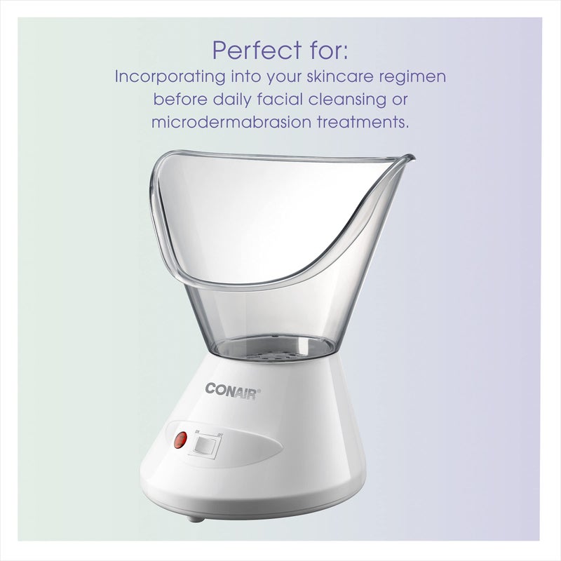 CONAIR True Glow by Conair Facial Steamer - Face Steamer for Facial Deep Cleaning - Home Facial Spa - Image 3