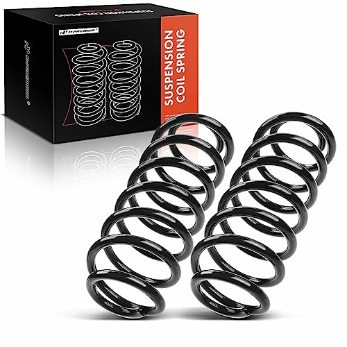 A-Premium 2Pcs Rear Suspension Coil Spring Set Compatible with Dodge Grand Caravan 2008-2017 & Chrysler Town & Country 2008-2016 & Volkswagen Routan, Driver and Passenger Side, Replace# 4670598AA - Image 1