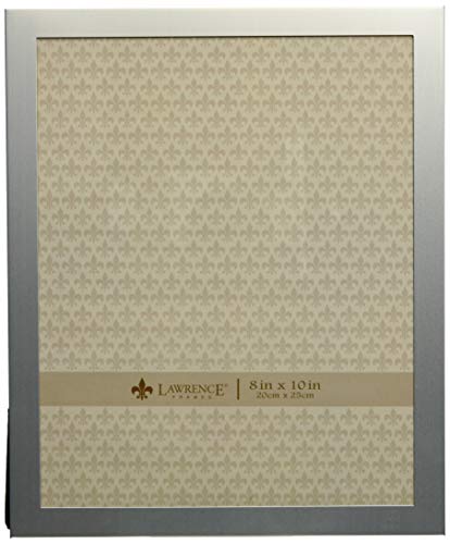 Lawrence Frames Lawrence 230180 8-Inch x 10-Inch Metal Brushed Silver Picture Frame - Image 2