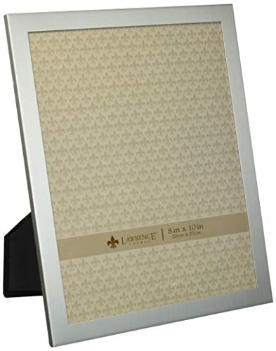 Lawrence Frames Lawrence 230180 8-Inch x 10-Inch Metal Brushed Silver Picture Frame - Image 4
