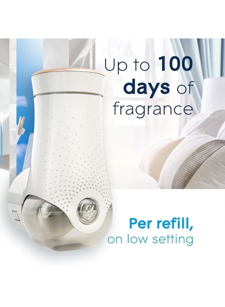 جليد عبوة إعادة تعبئة زيت معطر لتنظيف الكتان من جليد إلكتريك - رائحة غسيل منعشة تدوم حتى ١٢٠ يومًا - Image 2