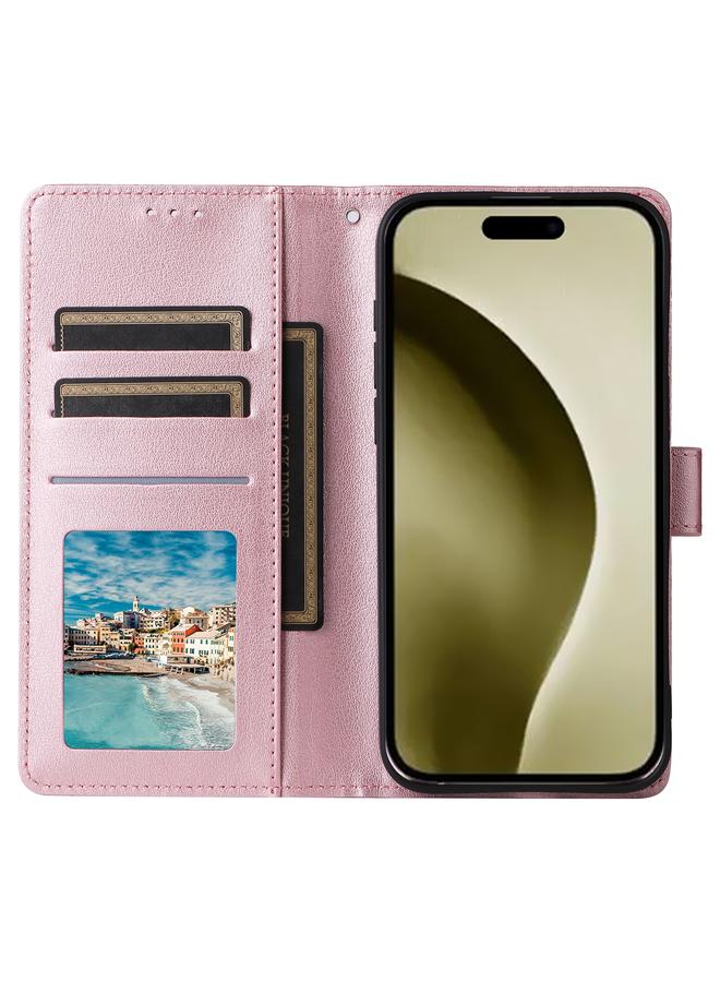 erorex Case For iPhone 16 Pro Max Multifunctional Horizontal Flip Leather Phone Case with Three Card Slots - Image 4