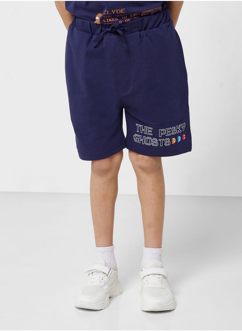 Pac-Man Private Label - Boys Pac Man Printed T-Shirt And Shorts Set - Image 1