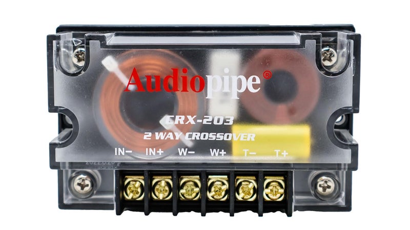 Audiopipe 300 Watts 2 Way Crossover - (2 Pack) Passive Car Audio Speaker Tweeter Mids and Highs CRX-203 - Image 4