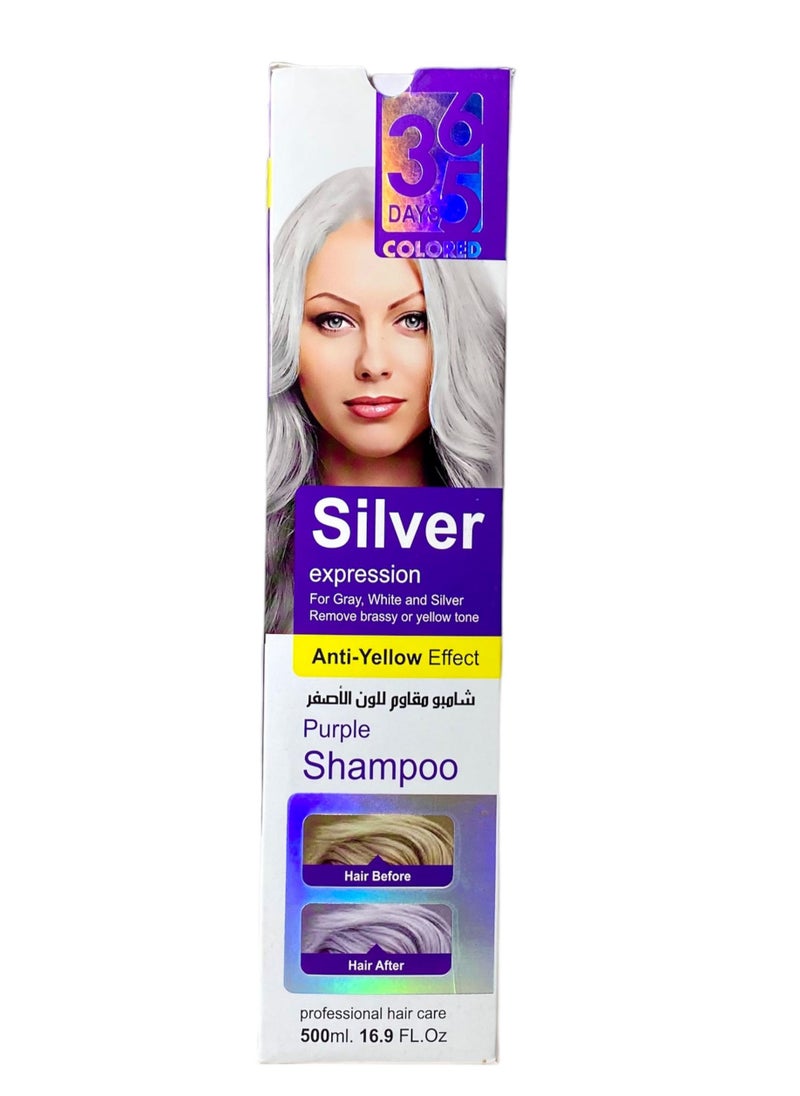 365 - Hair dye shampoo 365 silver color, free of ammonia - Image 1