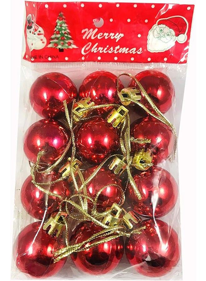 12 Pcs Small Balls For Christmas Tree Decoration Hanging Ornaments - Image 4