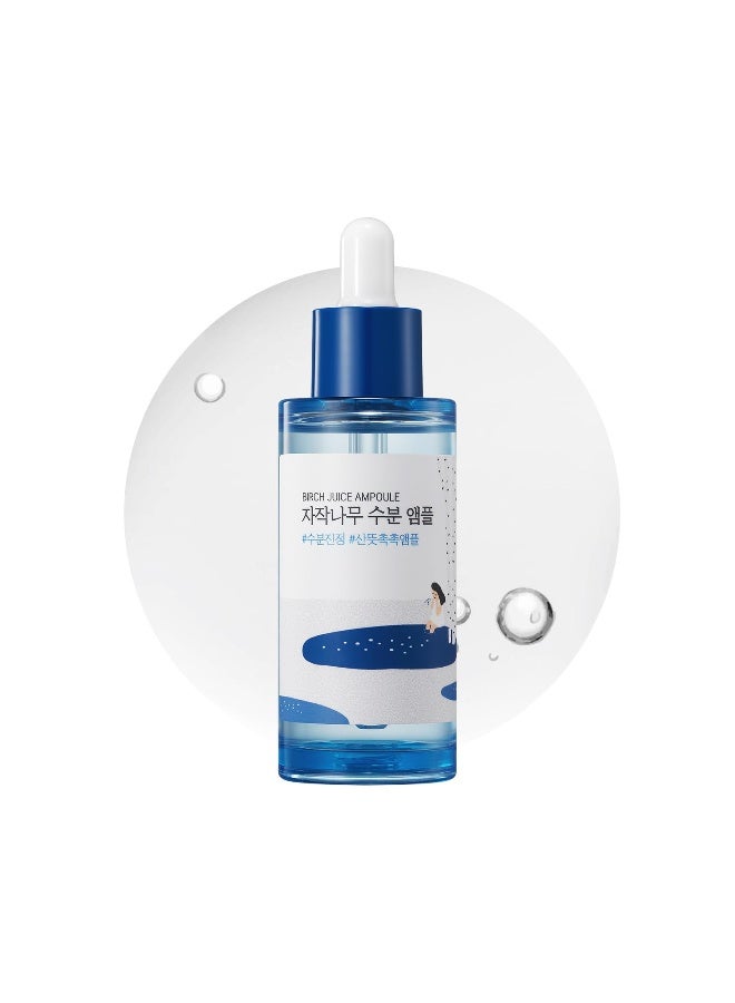 ROUND LAB Birch Juice Ampoule Moisturizing Hydrating Face Serum with Birch Sap 50ml - Image 1
