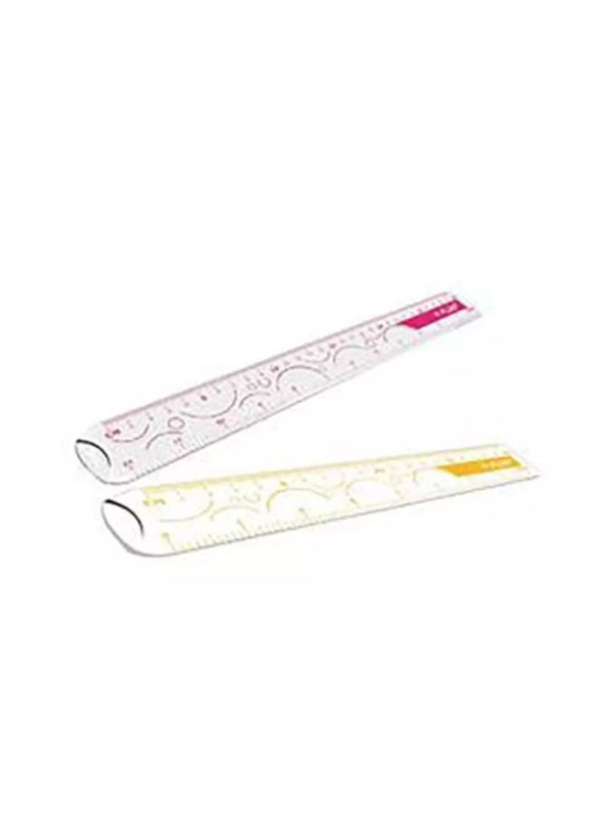 Y-Plus Plastic Ruler 