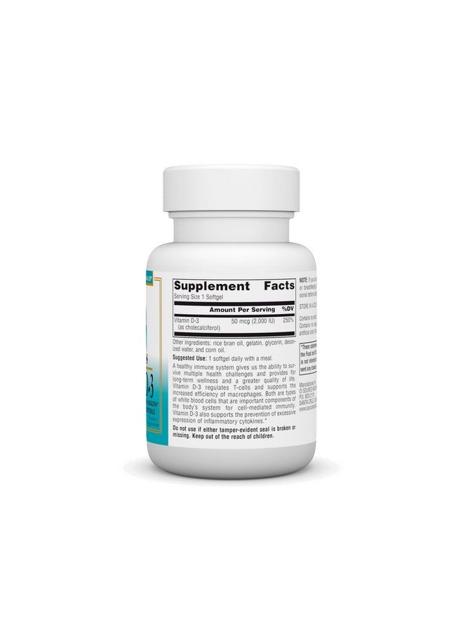 Source Naturals Source Naturals Wellness Vitamin D-3, Bioactive Form for Immune Health  - Image 2