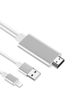 joyzzz USB Cable HD1080P Adapter to HDMI HDTV Lightning Digital AV Cable for iPhone iPad iPod  - Image 4